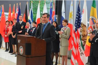 New TBIT South Concourse - Mayor Eric Garcetti