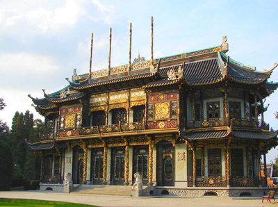 中国亭和日本塔楼 Le Pavillon chinois et la tour japonaise