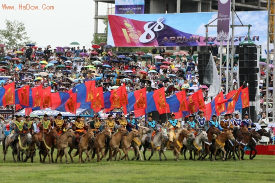 蒙古国那达慕开幕式