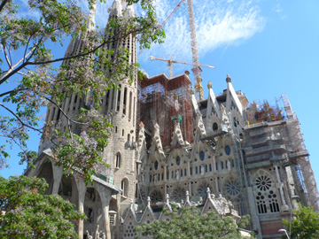 西班牙巴塞罗那圣家教堂